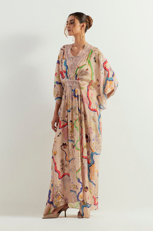 Multi Colour Kaftan