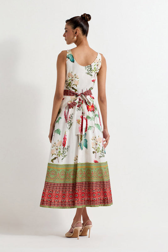 Multi Colour Rayon Dress