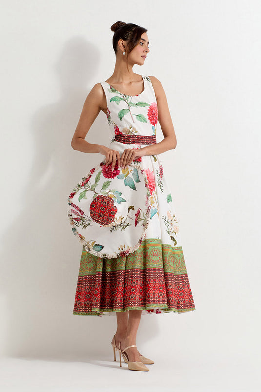 Multi Colour Rayon Dress