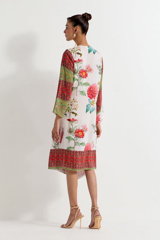 Multi Colour Rayon Dress