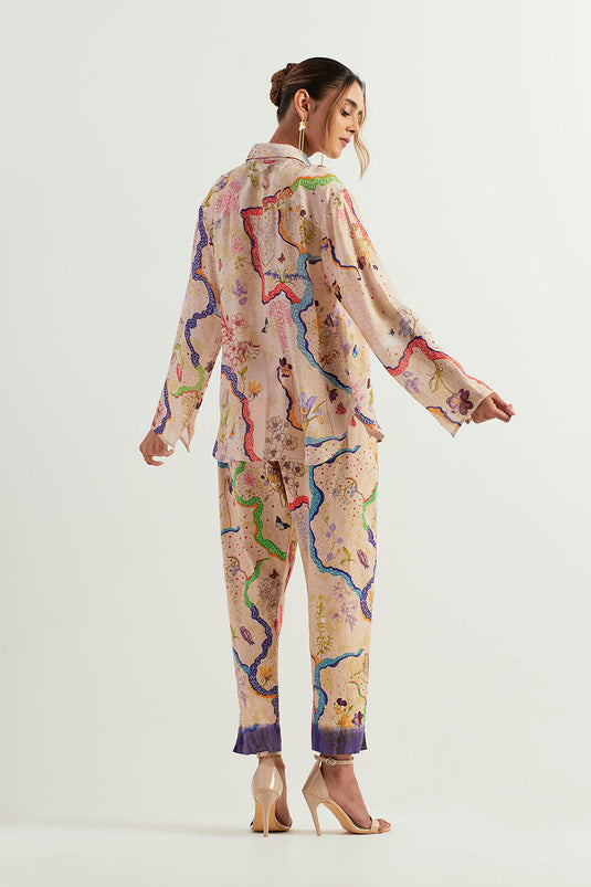 Multi Colour Shirt With Pants