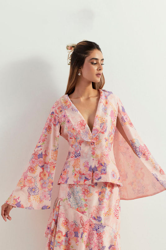 Multi Colour Top With Skirt