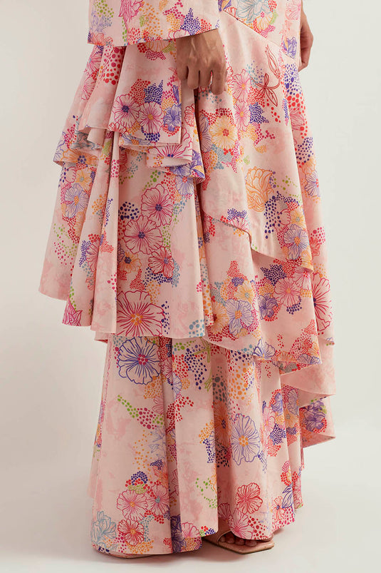 Multi Colour Top With Skirt
