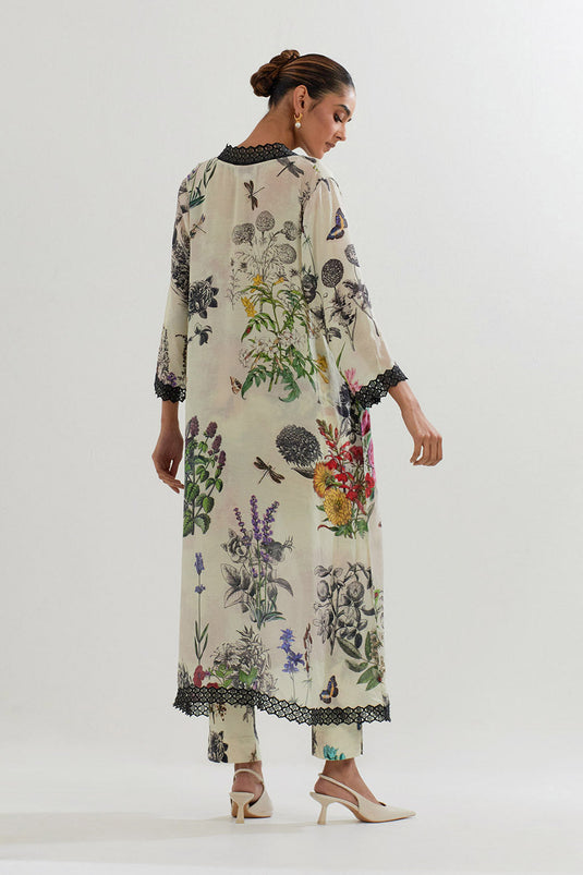 Multi Colour Tunic With Pant