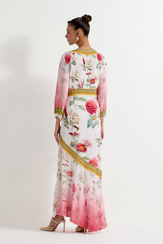 Multi Coloured Gerogette Dress