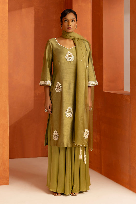 Olive Sharara Set