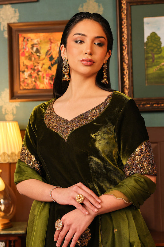 Olive Sharara Set