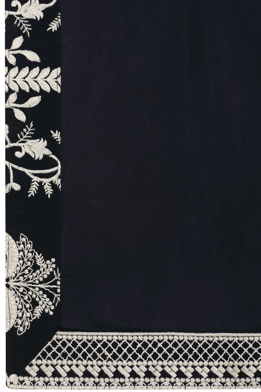 Phool Patti  Embroidered Kurta With Back Elastic Pants And Dupatta