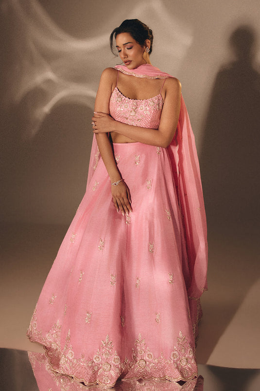 Pink Lehenga Set