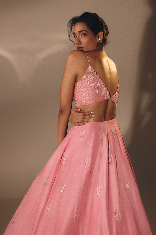 Pink Lehenga Set