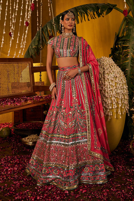 Pink Lehenga Set