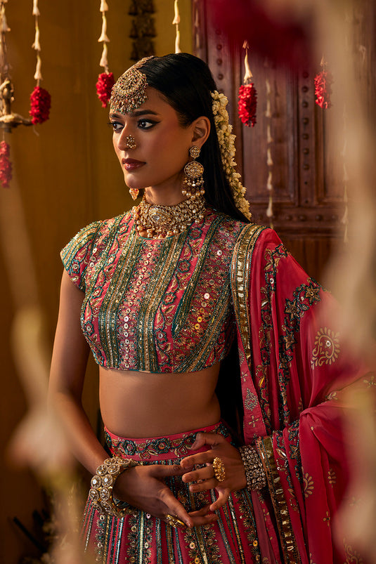 Pink Lehenga Set