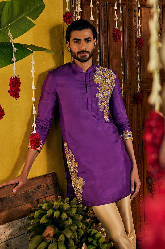 Purple Kurtas
