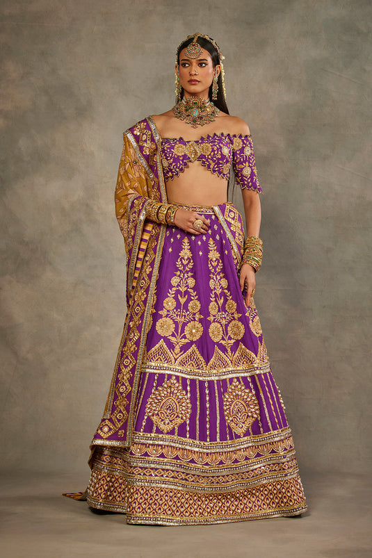 Purple Lehenga Set