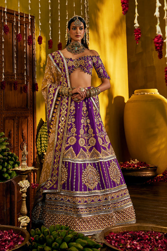 Purple Lehenga Set