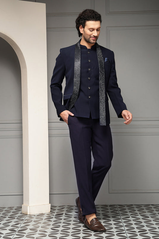 Regal Midnight Scarf Set