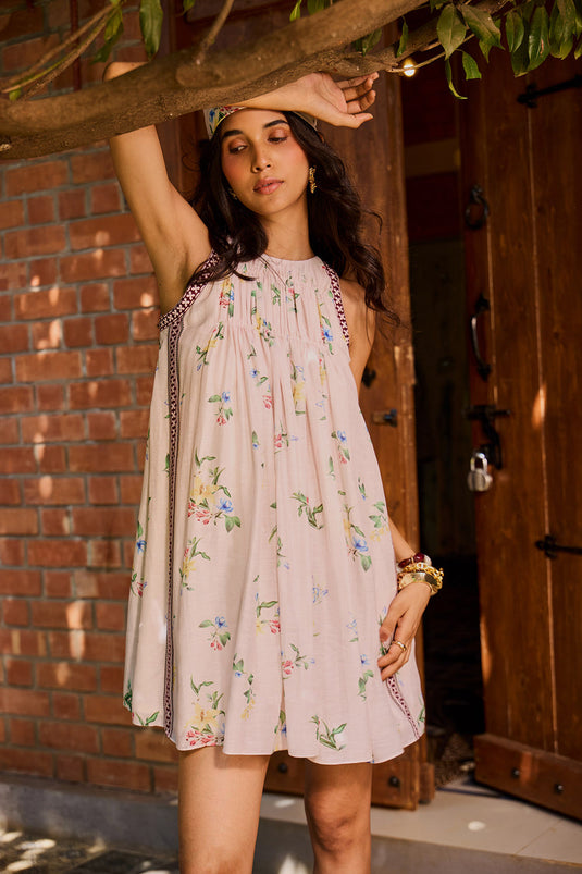 Rose Floral Shift Dress