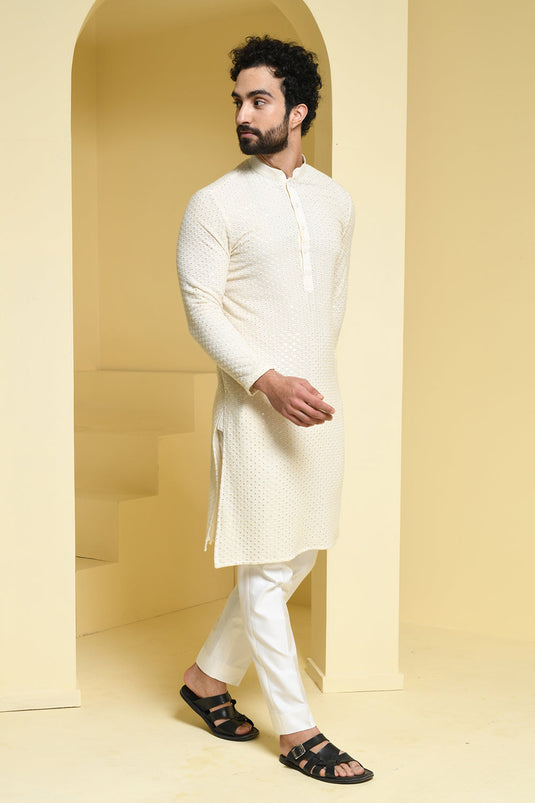 Sequence Emrboidered Kurta Pants
