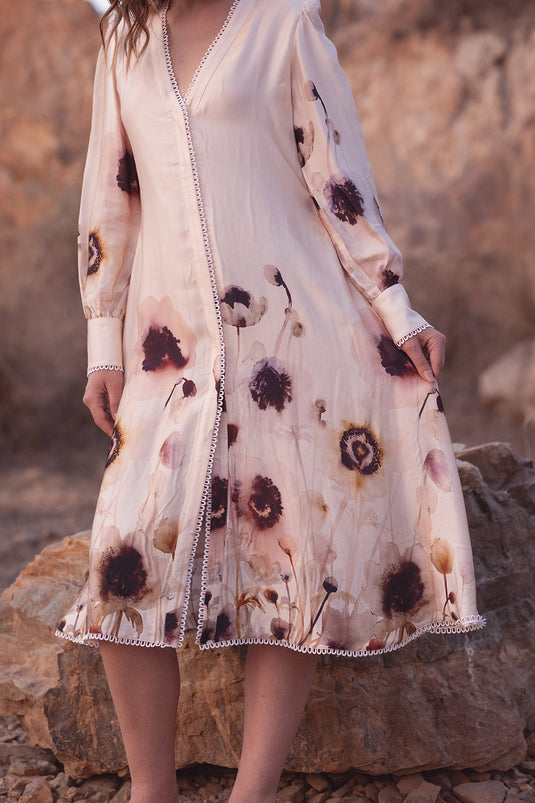 Serene Garden Midi Dress