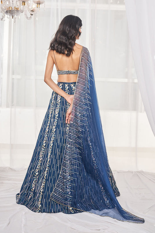 Teal Blue Bridal Set
