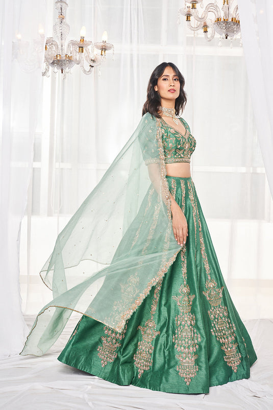 Teal Green Bridal Set
