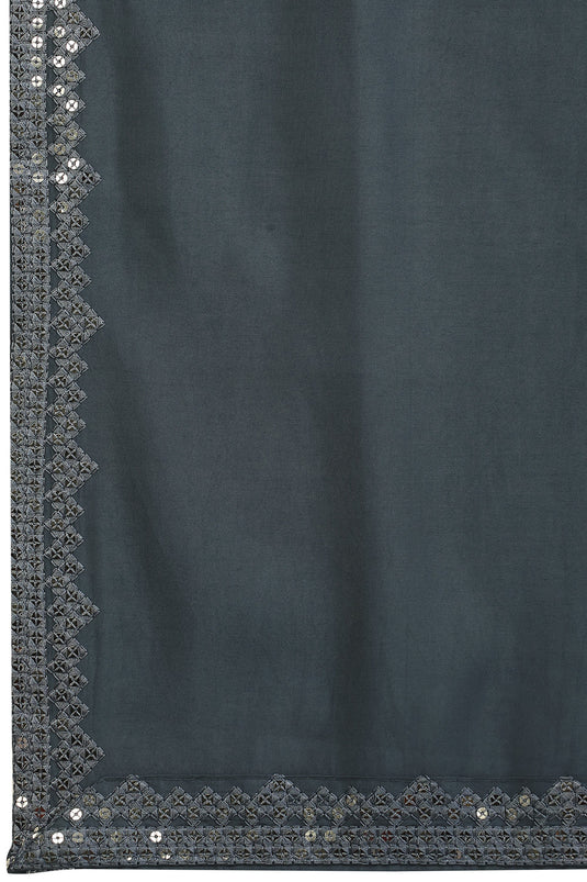 Tyohaar Mirror Embroidered Detail Kurta Set With Dupatta And Pants