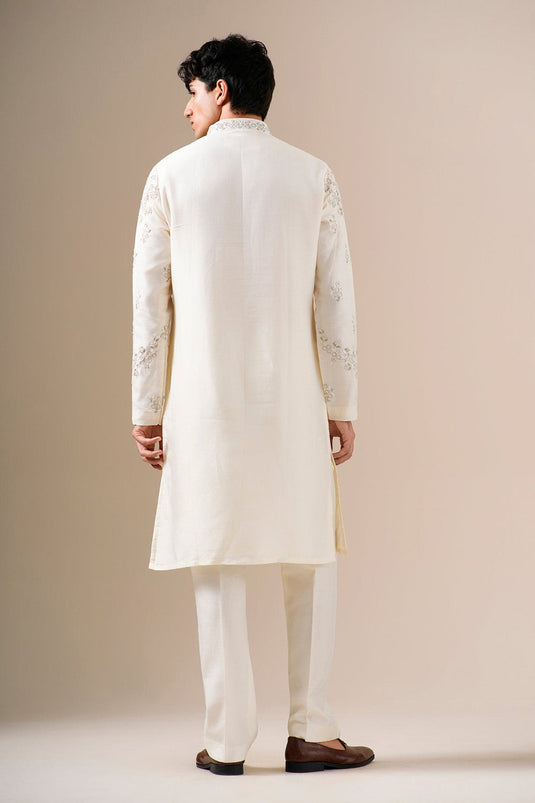 Whispering Ivory Kurta Set