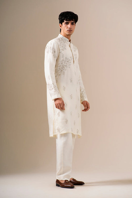 Whispering Ivory Kurta Set