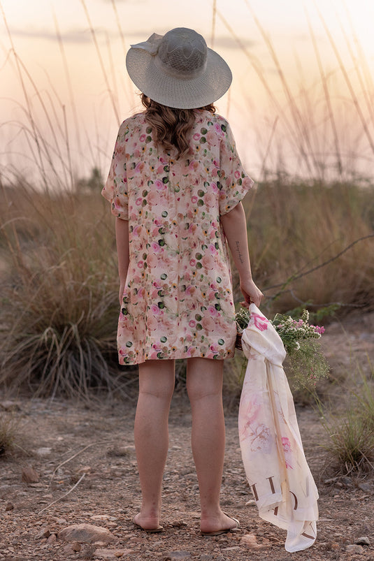 Whispering Pastels Short Dress