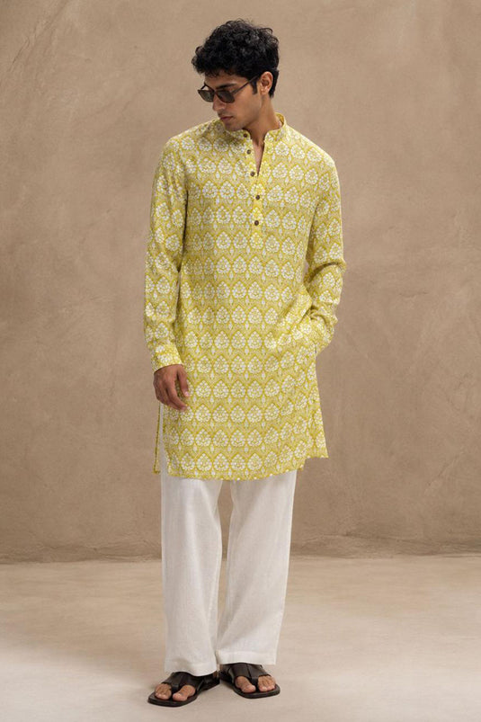 Yellow Kurta Pajama