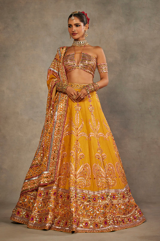 Yellow Lehenga Set