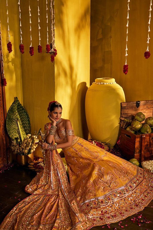 Yellow Lehenga Set