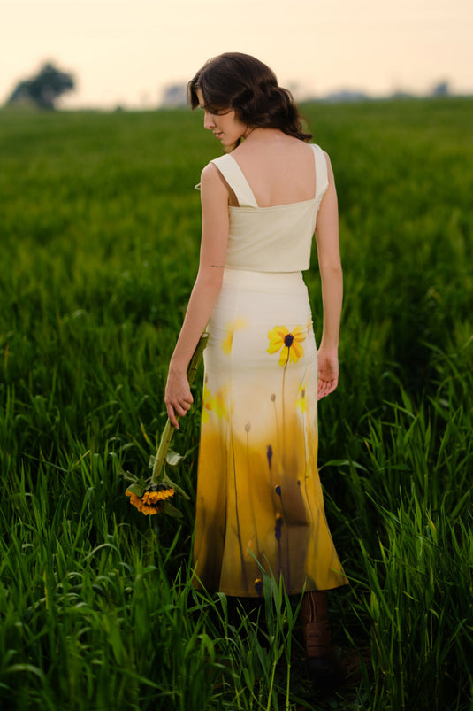 Yellow Meadow Skirt