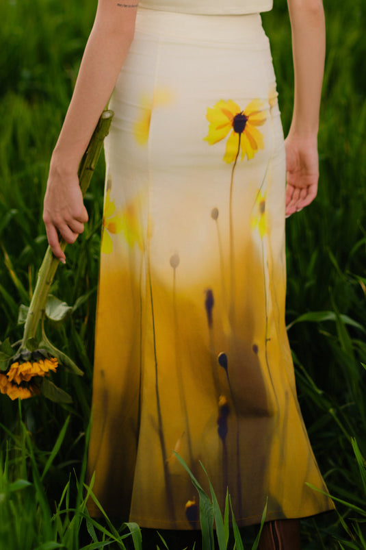 Yellow Meadow Skirt